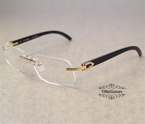 cartier glasses buff|authentic cartier buffalo horn glasses.